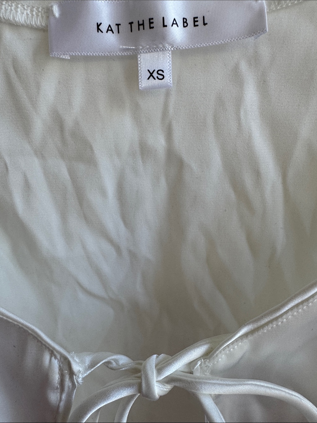 Kat The Label White Lottie Camisole Xs — image 3 of 6